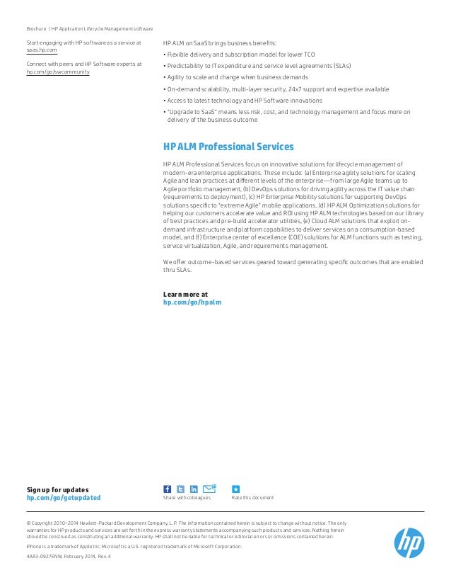hp application lifecycle management