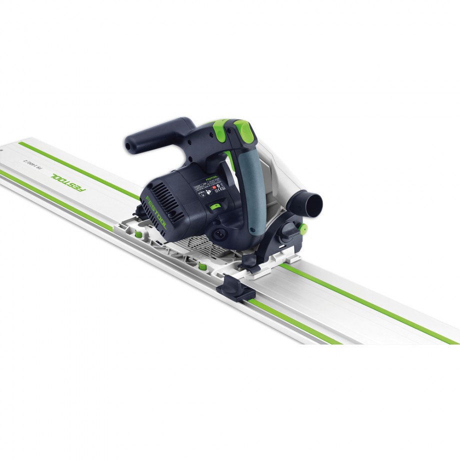 festool plunge saw with 2 guide rails