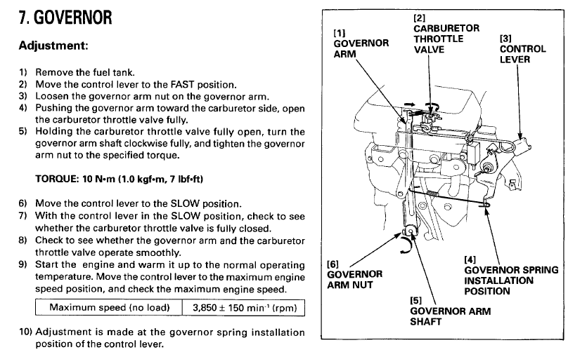 honda gx670 carburetor manual