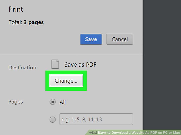 how to download pdf from website on mac
