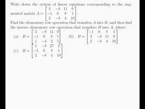elementary row operations examples pdf