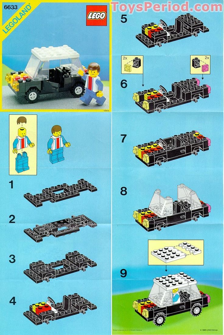lego booklet instructions old