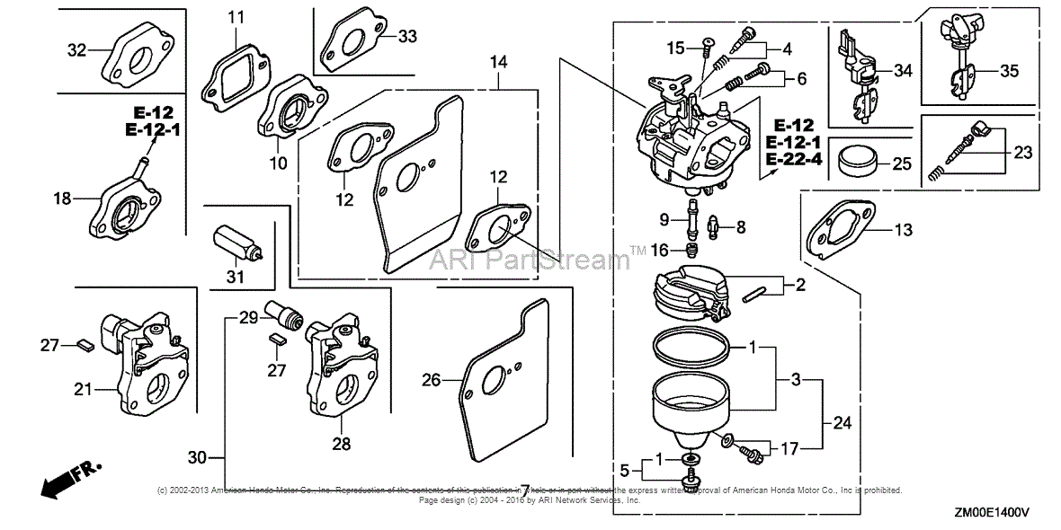 honda gcv160 parts list pdf