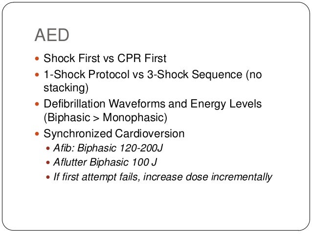 initial energy level for biphasic manual defibrillator