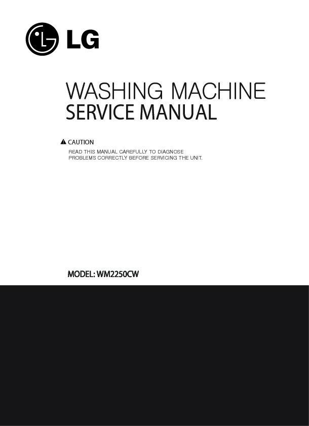 lg washing machine manual wf-t556