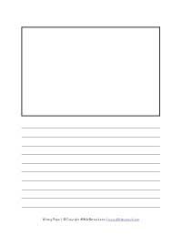lined paper with picture box pdf