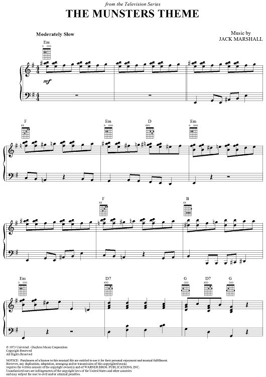 ghostbusters theme song piano sheet music pdf