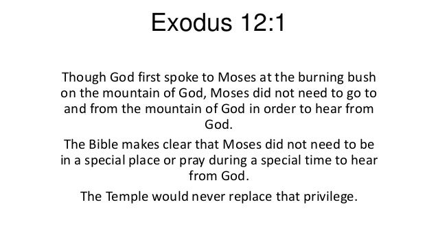 exodus passover instructions