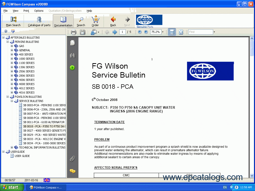 fg wilson generator parts pdf