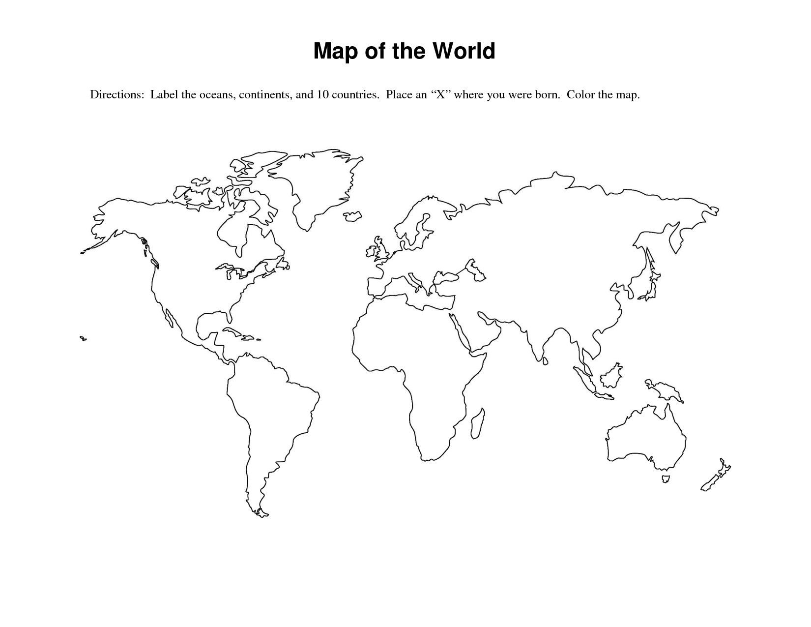 globe template pdf