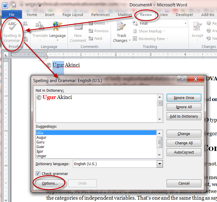 how to change a word added to dictionary in word