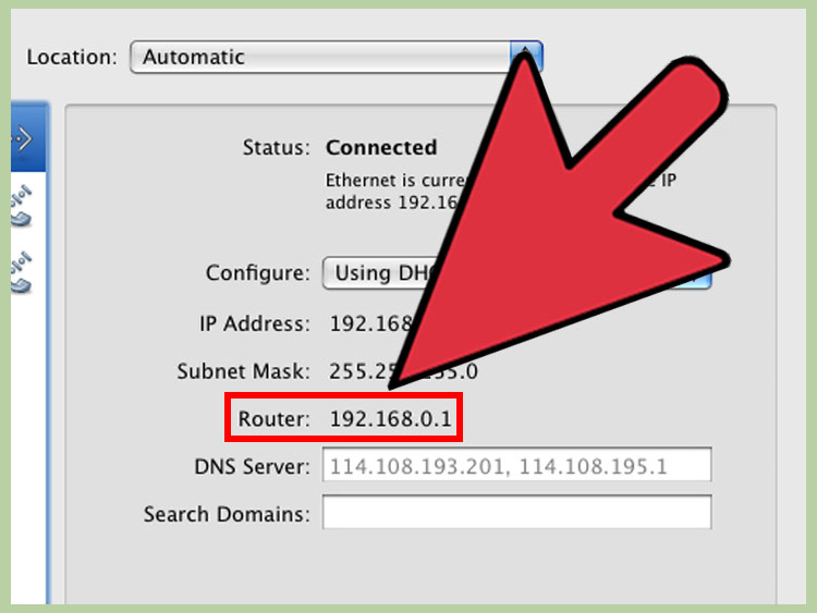optimum router ip address