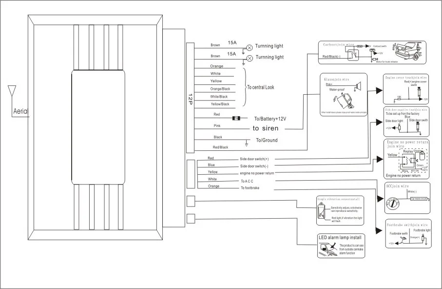 how to install car alarm system pdf