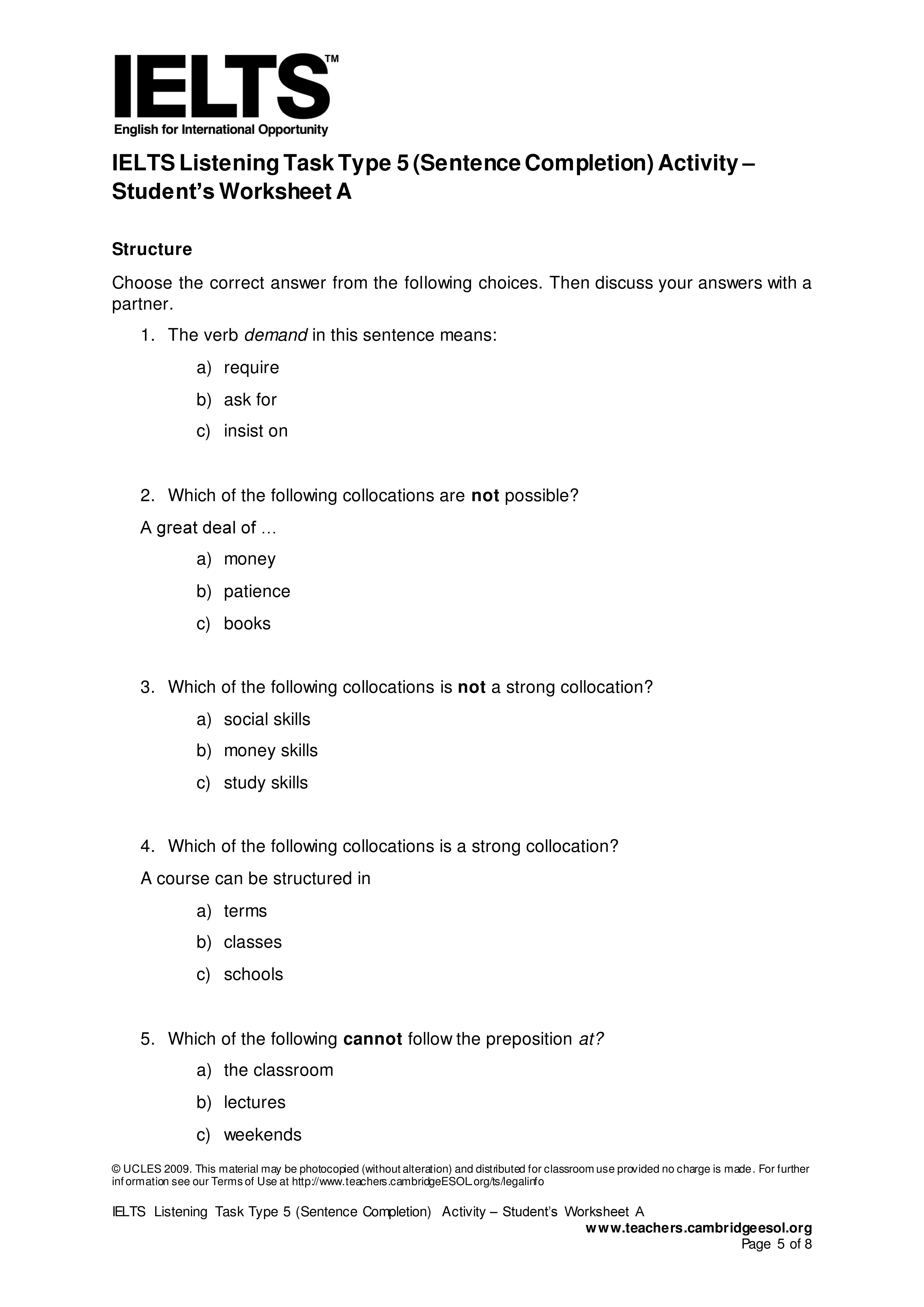 ielts listening question types and tips pdf