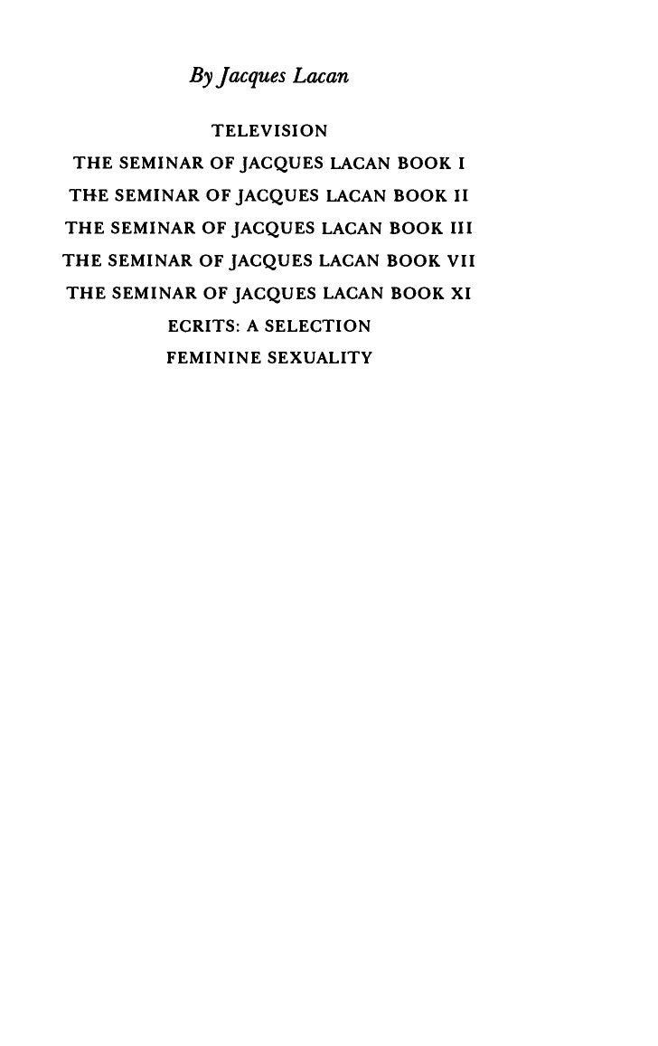 jacques lacan the four fundamental concepts of psychoanalysis pdf