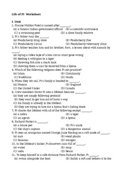 life of pi study guide download